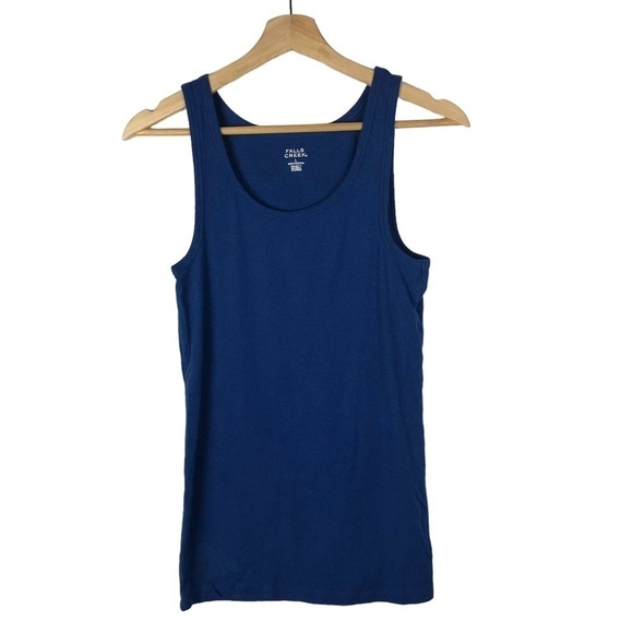 Falls Creek Royal Blue Scoop Neck Tank Top L - Picture 1 of 4